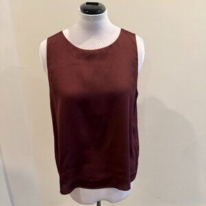 Sleeveless silky top